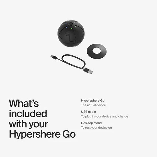 Hyperice Hypersphere – Compact Vibrating Massage Ball for Deep Muscle Recovery & Relief