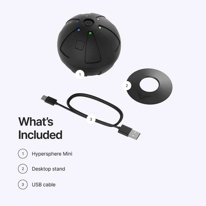 Hyperice Hypersphere Mini – Vibrating Massage Ball for Muscle Recovery & Pain Relief