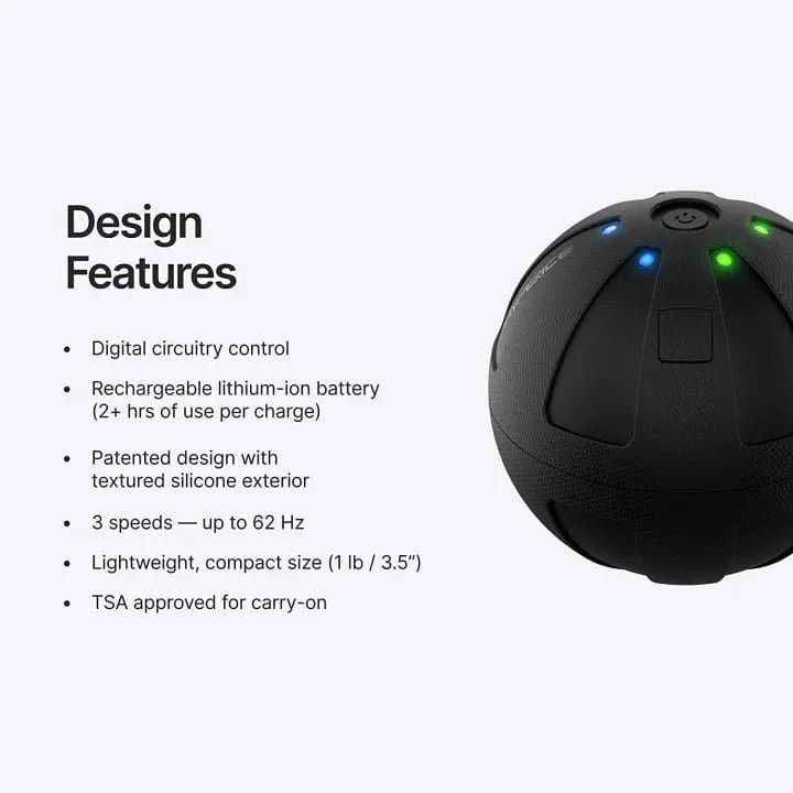 Hyperice Hypersphere Mini – Vibrating Massage Ball for Muscle Recovery & Pain Relief