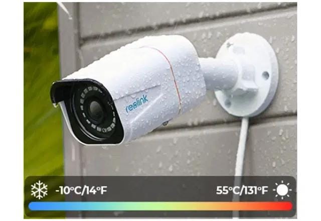 Reolink B5k is a 10MP (Megapixel) Ultra HD PoE (Power over Ethernet) security camera that works with only a Reolink NVR system (without box)