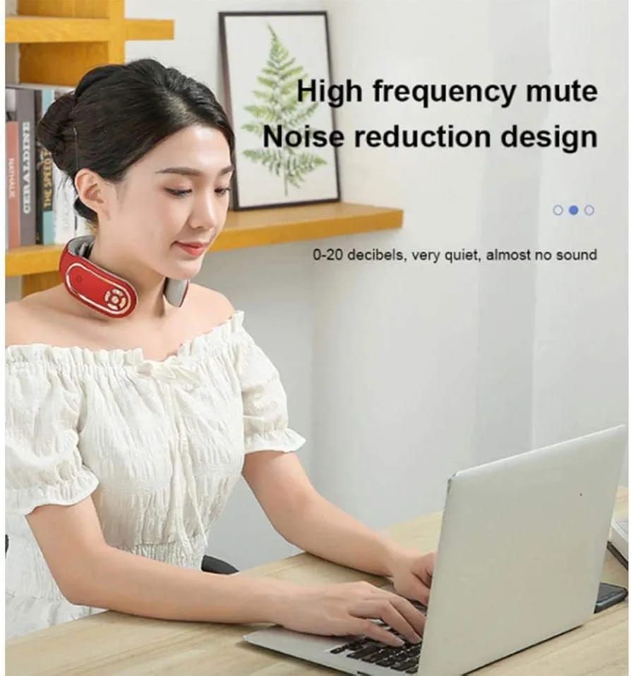 NCRD Smart Neck Massager – Cordless Heat Therapy with 4 Modes & 15 Intensity Levels