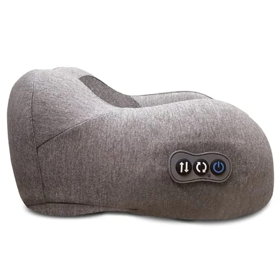 OTO Soothie ST-008 Neck Massager Pillow – 3D Memory Foam, 3-Speed, Dual Rotation