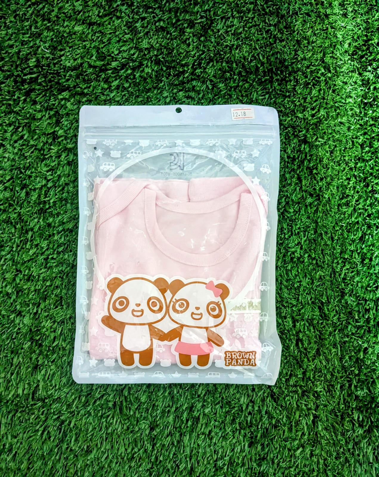 Pink Baby Shirt & Trousers Set – 100% Organic Cotton | Art No. CM0013