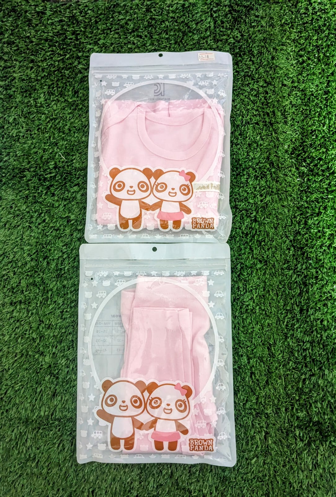 Pink Baby Shirt & Trousers Set – 100% Organic Cotton | Art No. CM0007-13