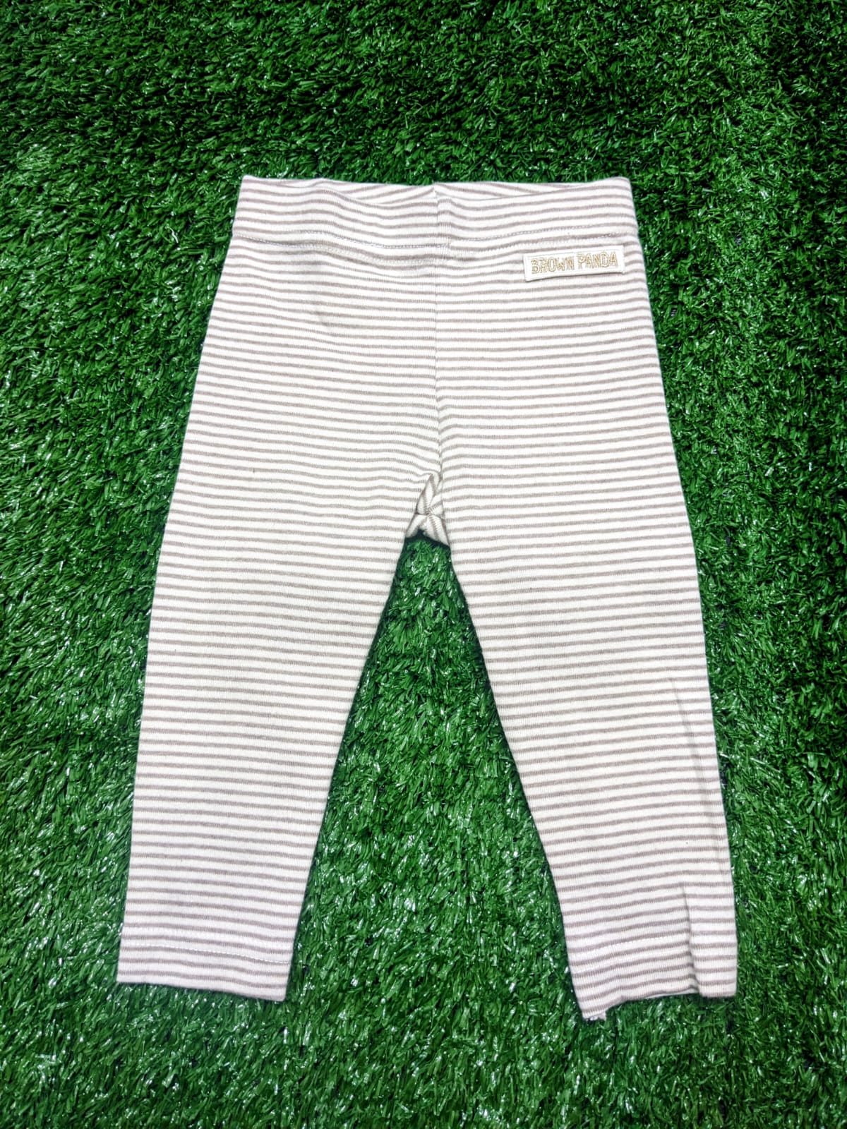 Skin Brown Striped Baby Trousers – 100% Organic Cotton | Art No. CM0006
