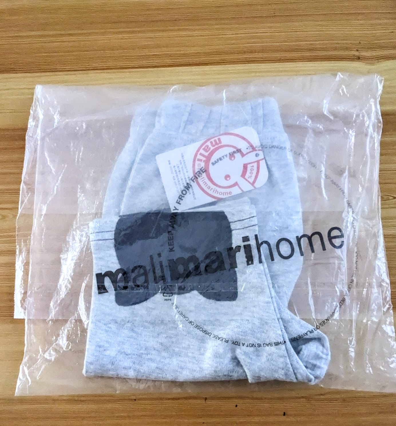 Grey Baby Shorts with Bear Patch – Soft Cotton | Art Number CM0039