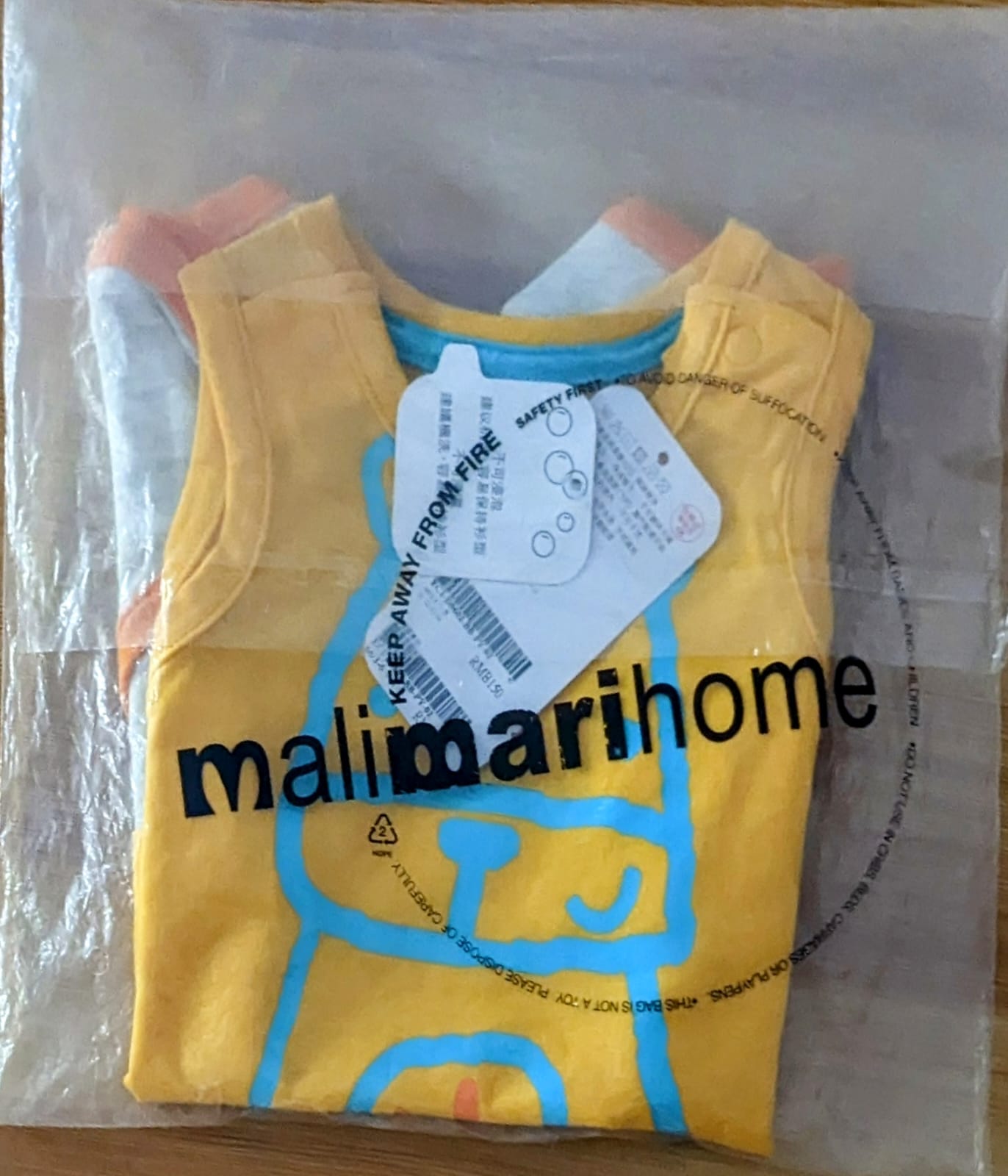 Yellow & Grey Sleeveless Baby Romper | Soft Cotton | Art No. CM0032