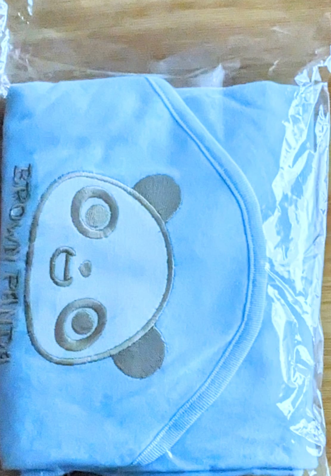 Brown Panda Baby Wrap | Mid-Season & Winter | Soft & Warm | Art No. CM0028-35
