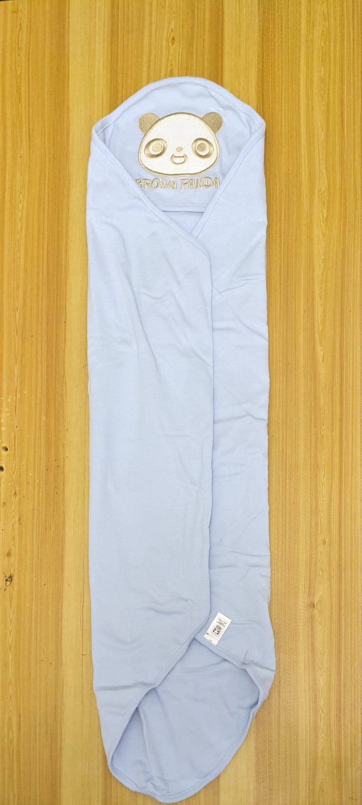 Brown Panda Baby Wrap | Mid-Season & Winter | Soft & Warm | Art No. CM0028-35