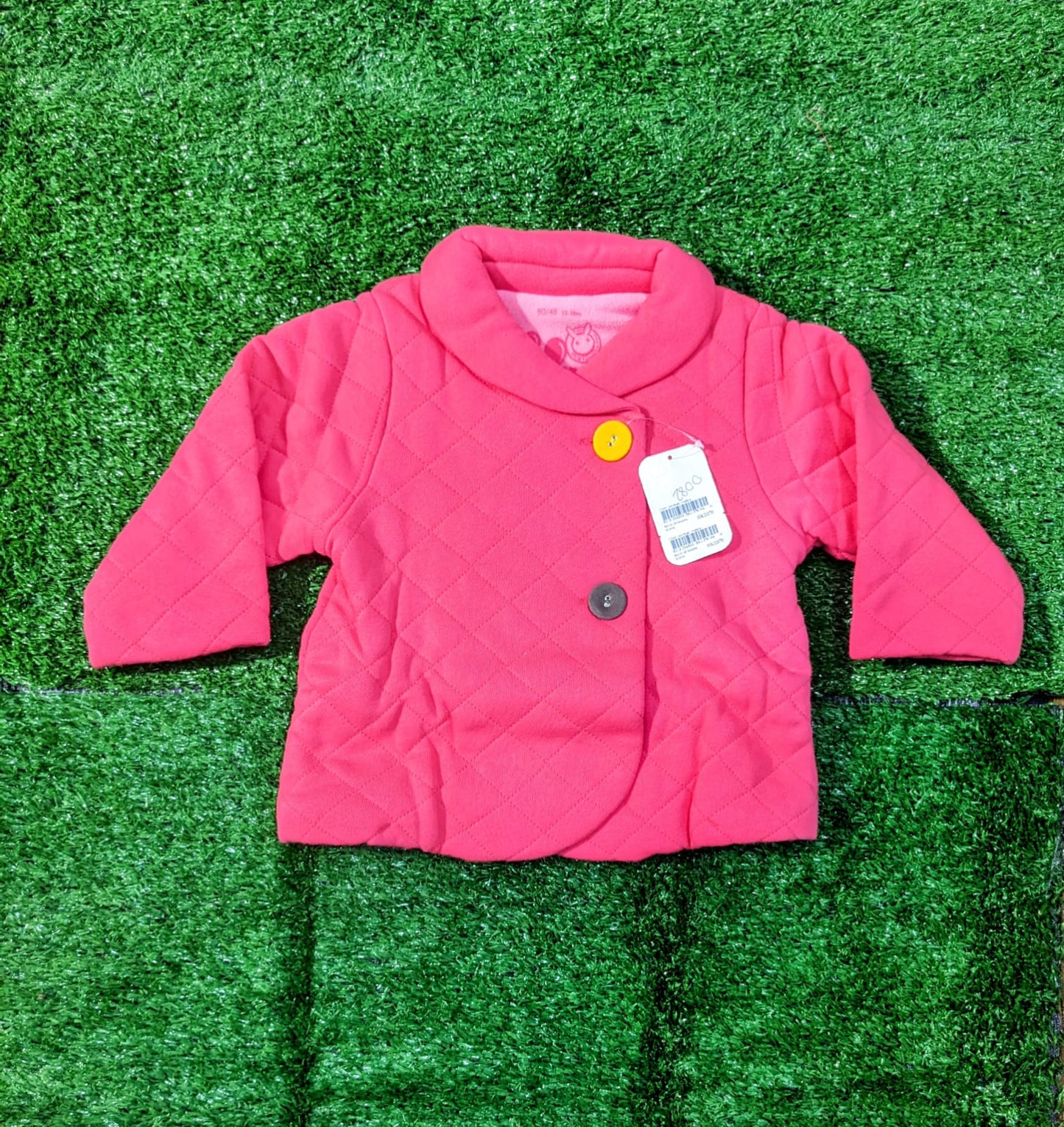 Full Sleeves Baby Jacket – Double Cotton with Polyester Filling | Art Number CM0082