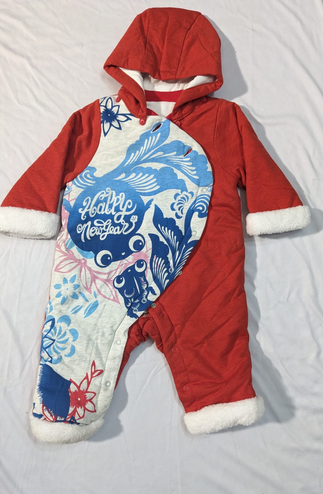 Full Body Jacket/Romper – Double Cotton with Polyester Filling | Warm & Soft | CM0088