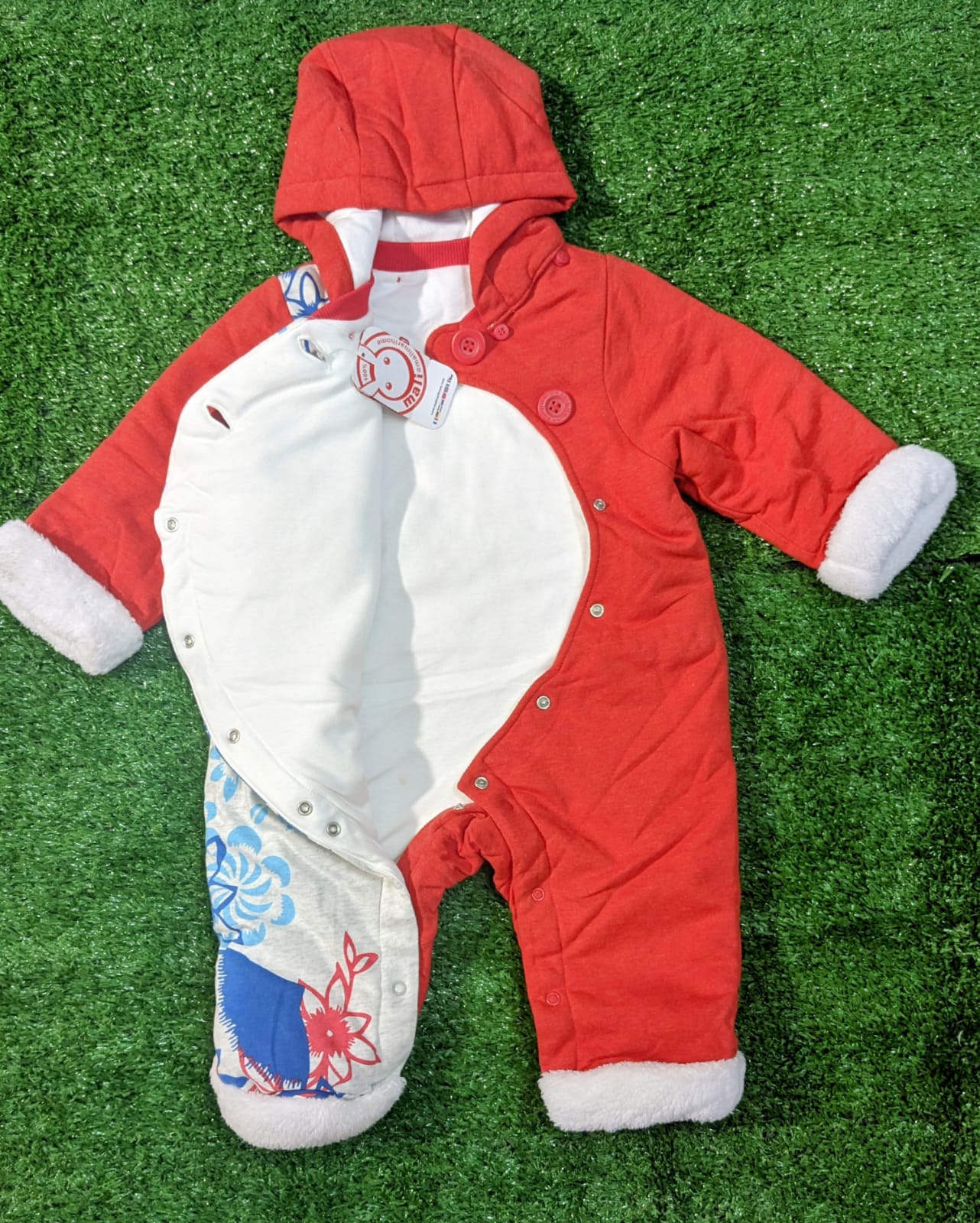 Full Body Jacket/Romper – Double Cotton with Polyester Filling | Warm & Soft | CM0088