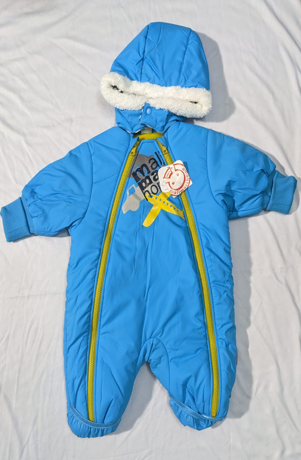 Puffer Jacket/Romper with Hood – Cotton Lining & Polyester Filling | Warm Full Body Outerwear | CM0071