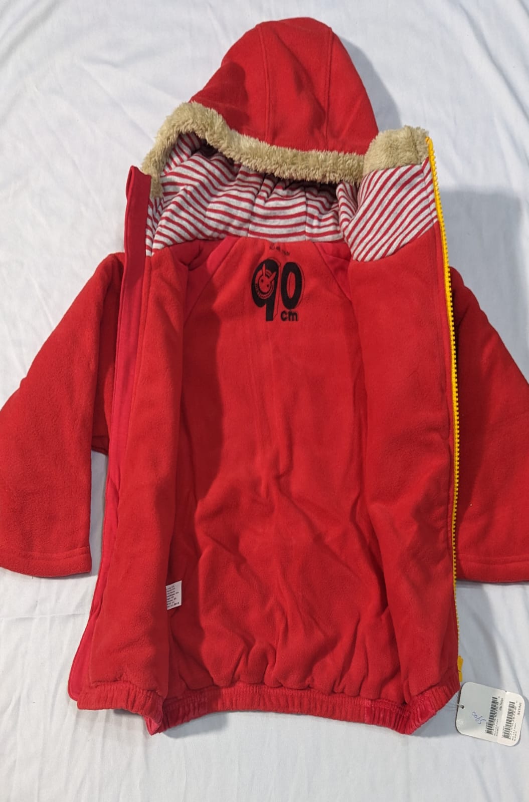 Yellow Zip Hoodie – Double Cotton | Snow Union Front Design | CM0065