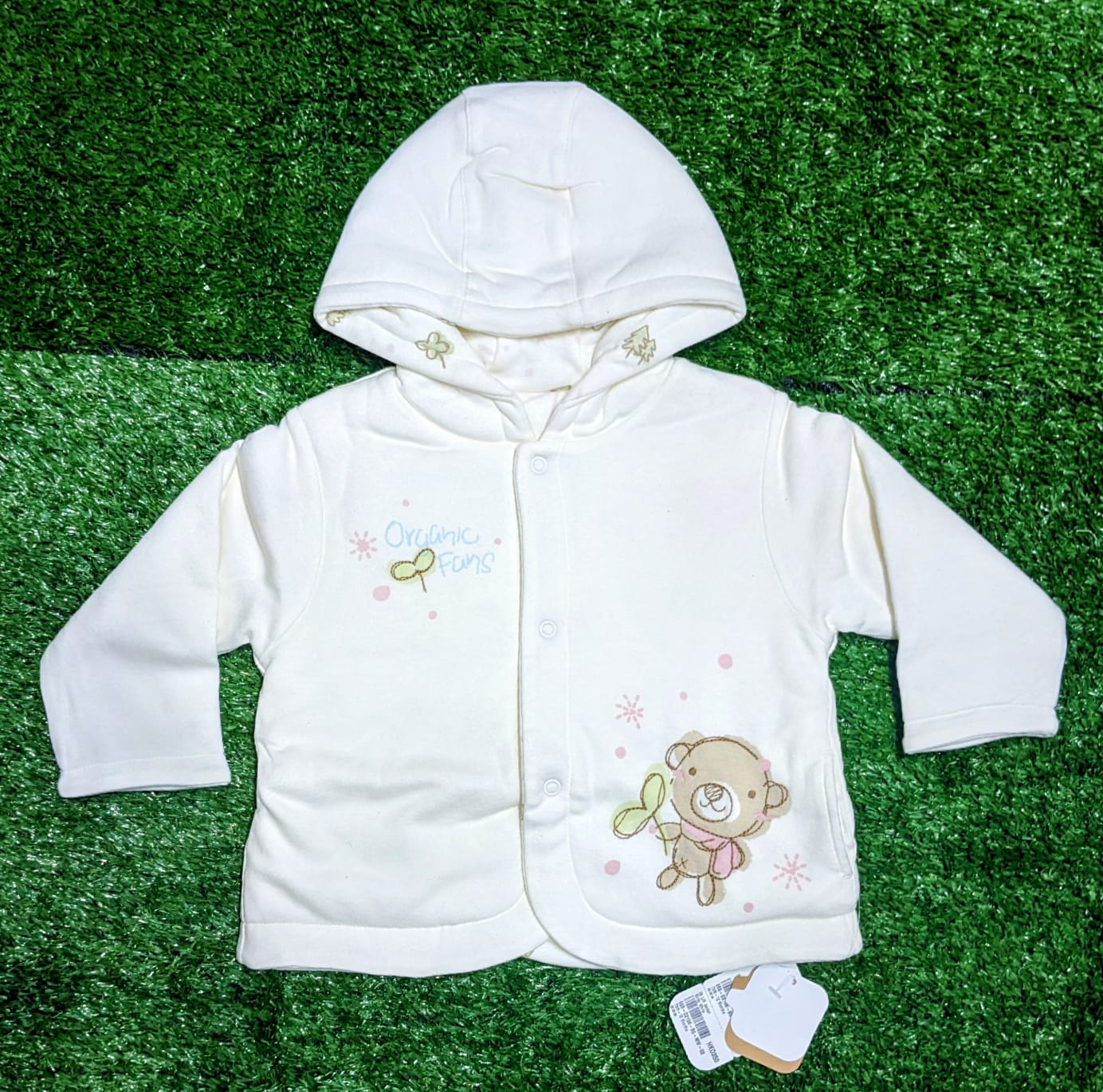 Full Sleeves Baby Hoodie | Double Cotton with Polyester Filling | Art No. CM0095