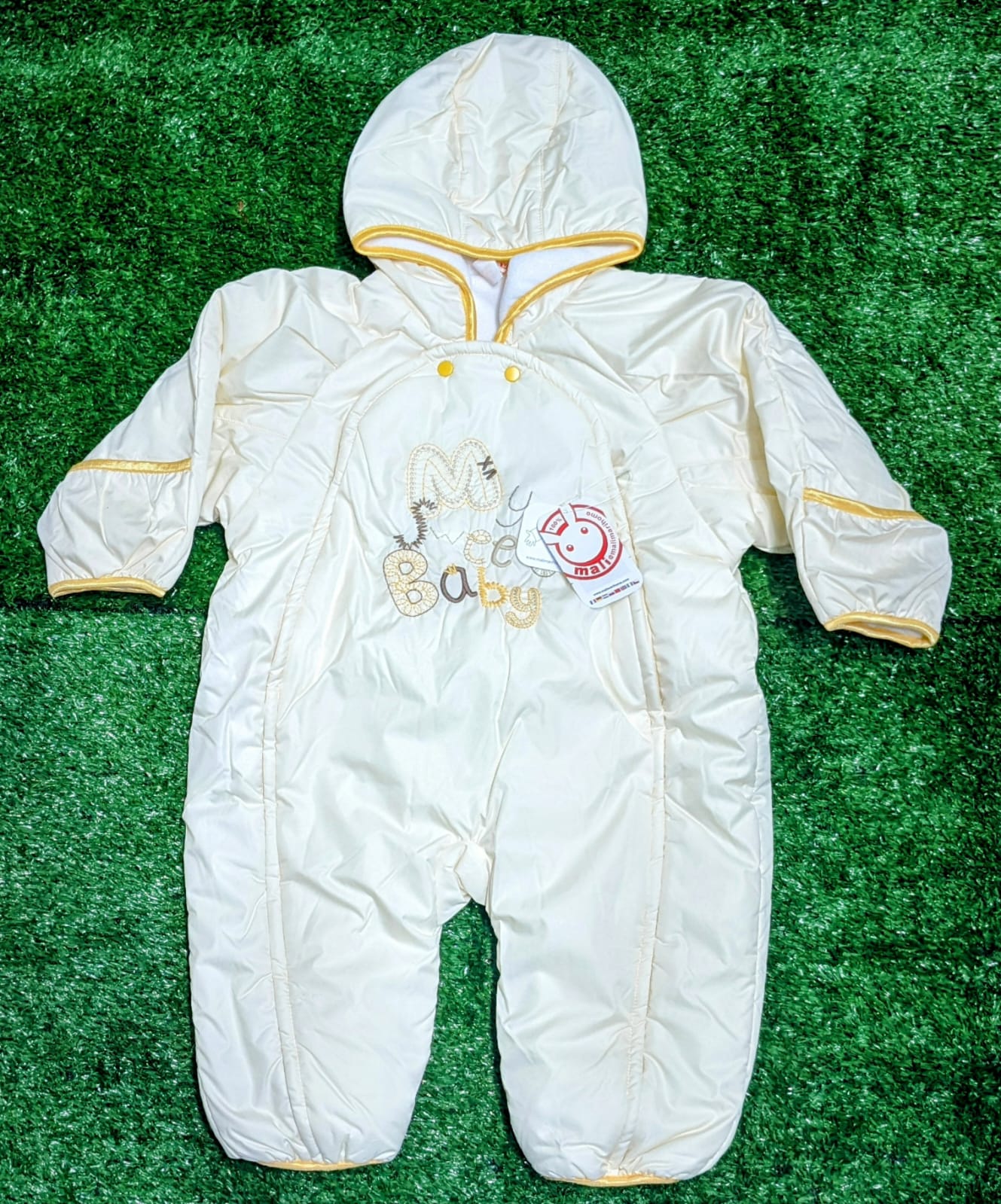 Baby Puffer Romper Jacket | Double Cotton with Polyester Filling | Art No. CM0097