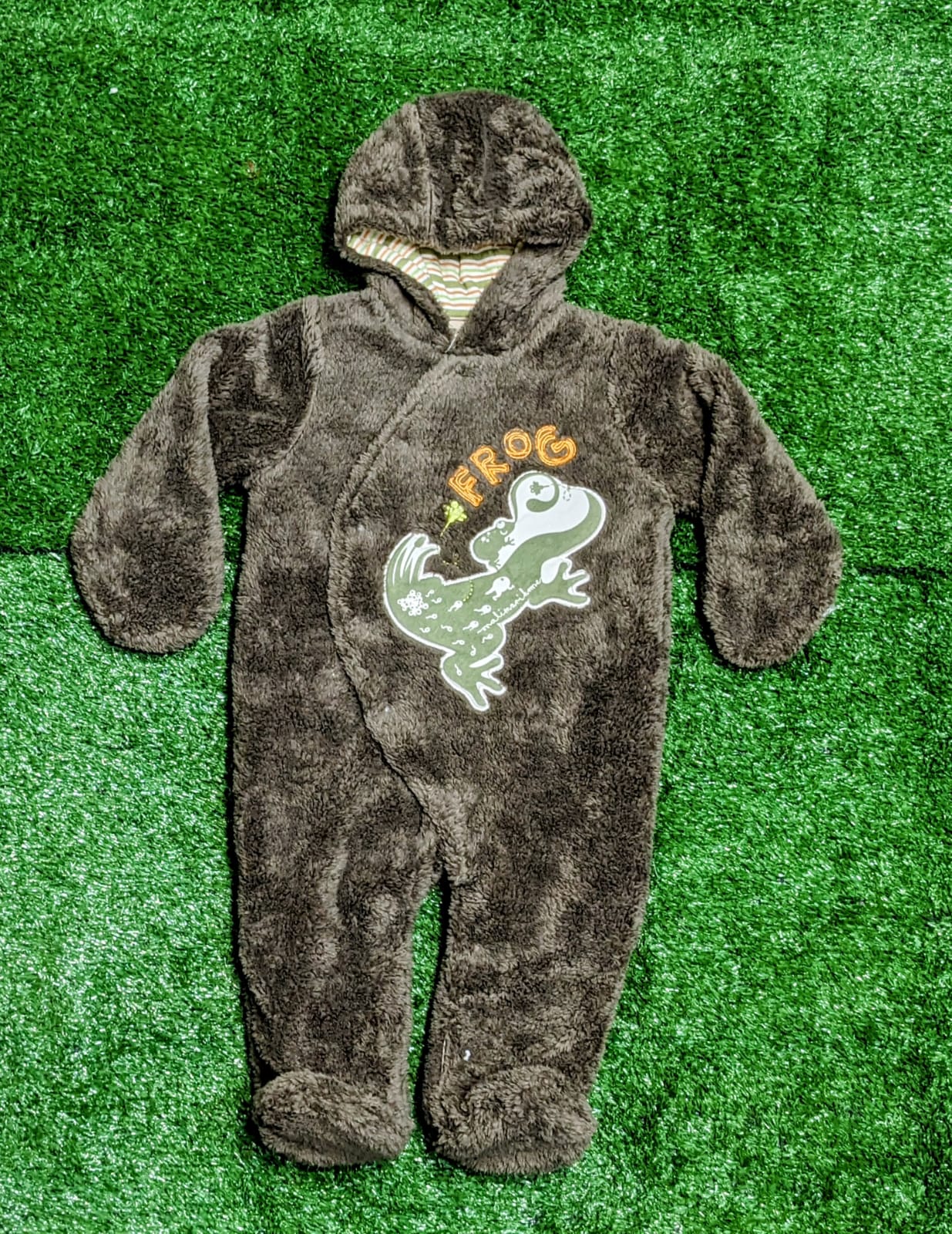 Baby Romper with Towel-Style Outer & Cotton Inner | Polyester Filling | Art No. CM0109
