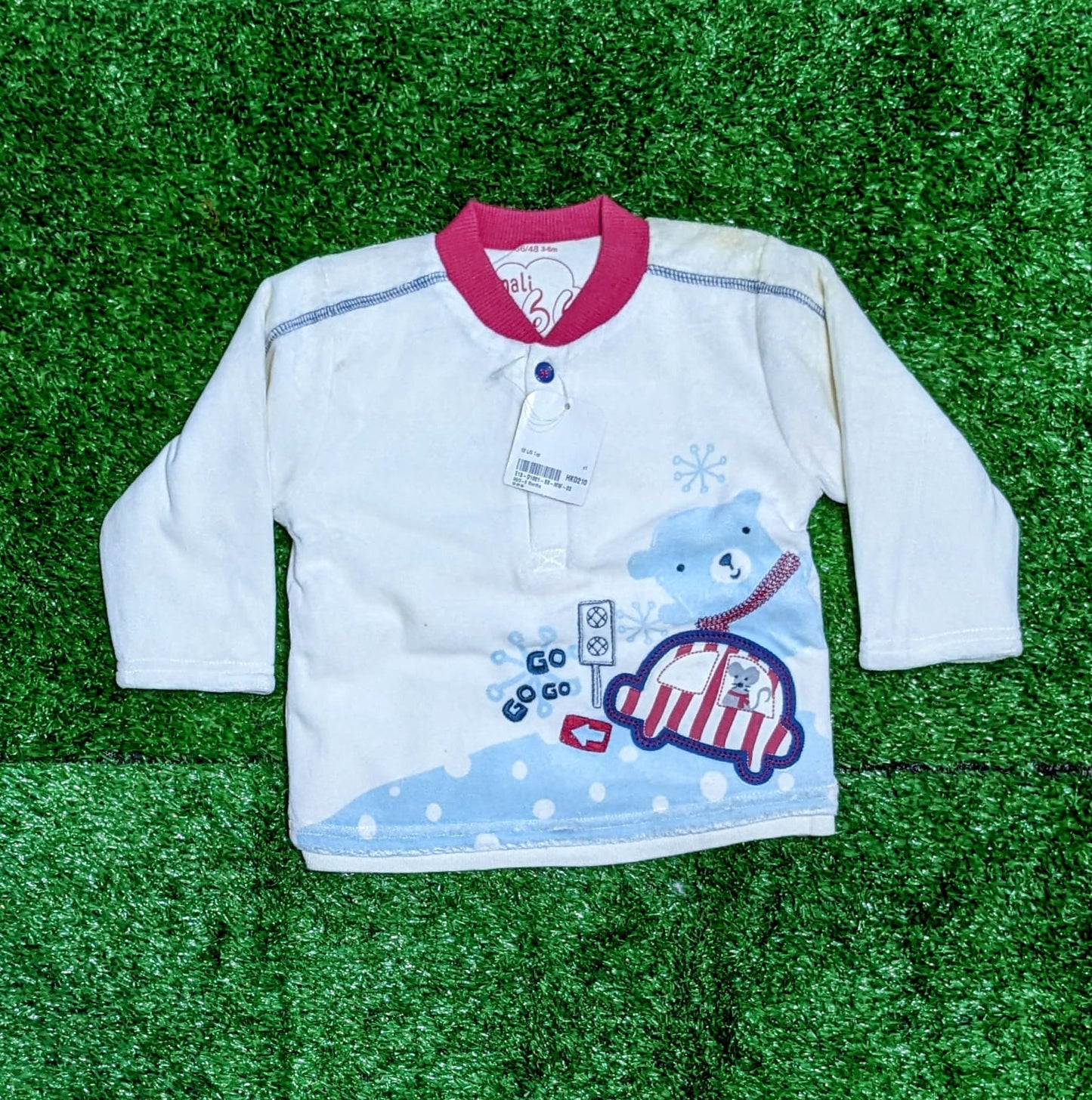 Full Sleeves Baby Shirt | Double Cotton with Polyester Filling | Art No. CM0106
