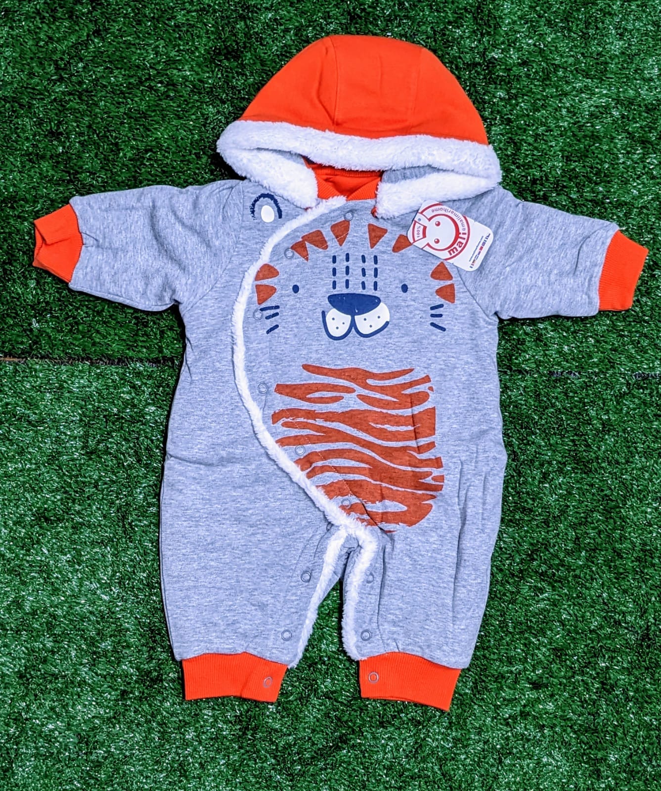 Full Sleeves Baby Romper with Hoodie | Double Cotton & Polyester Filling | Art No. CM0101