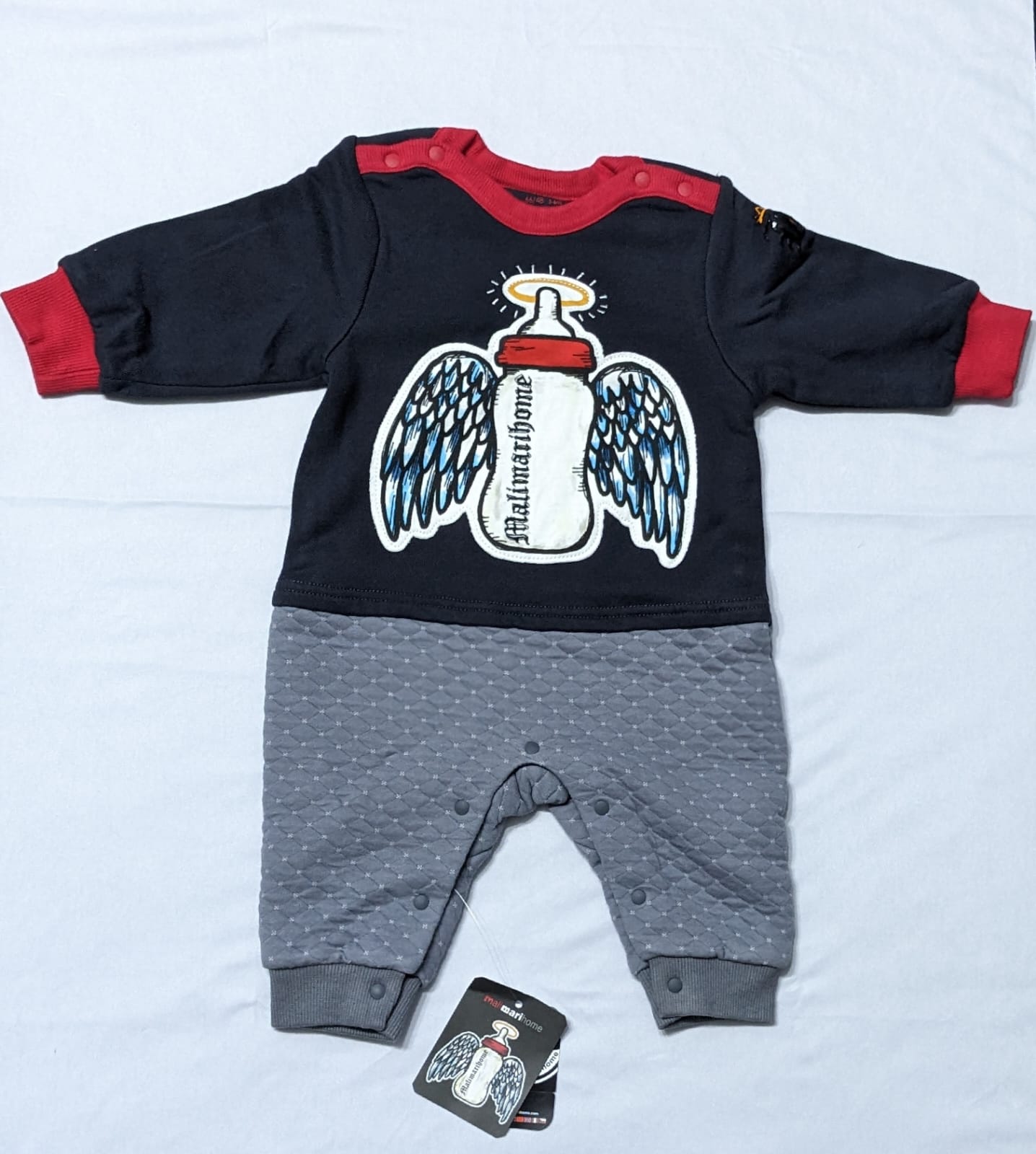 Full Sleeves Baby Romper | Double Cotton Fabric | Soft & Warm | Art No. CM0118