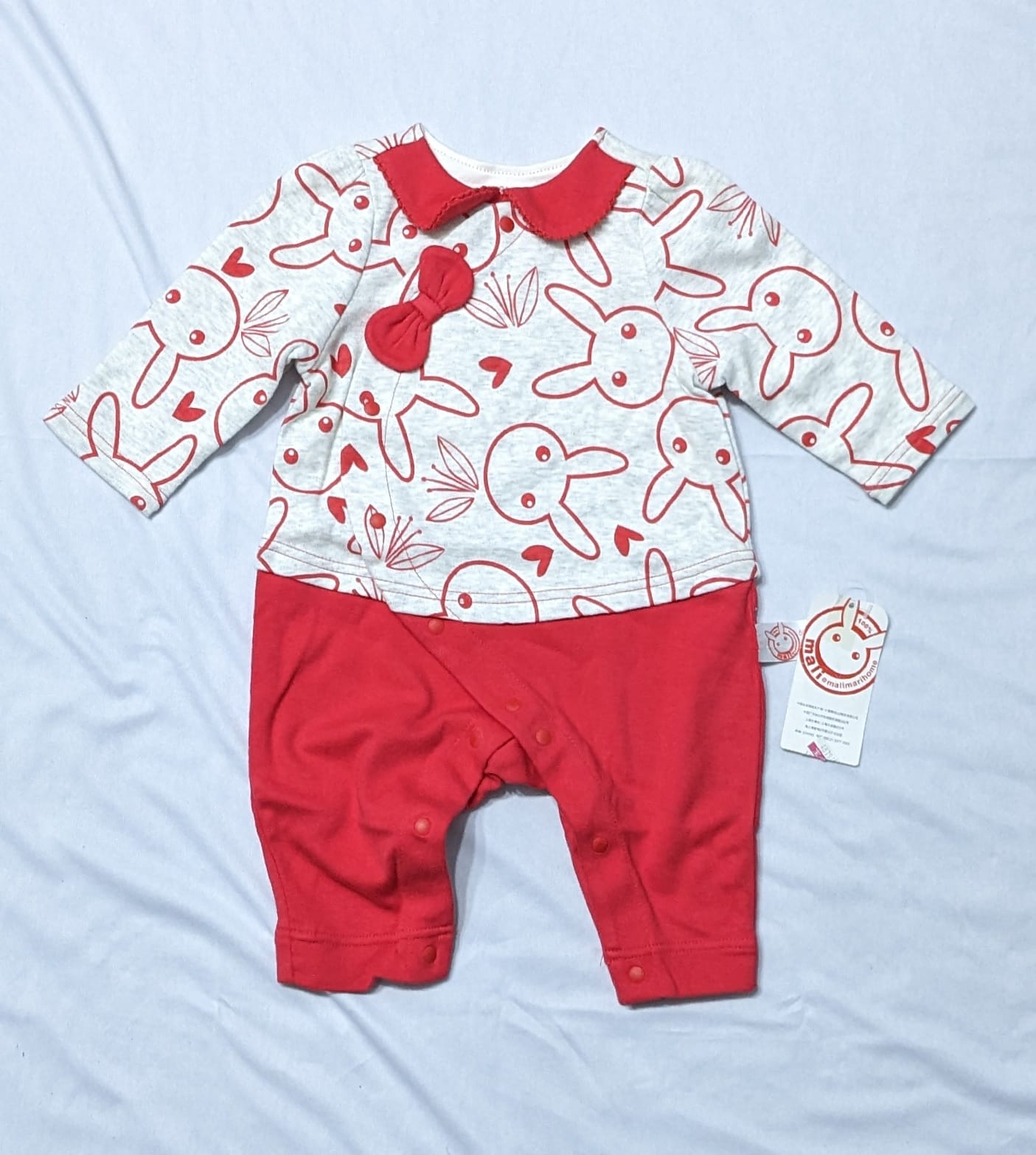Full Sleeves Baby Romper | Double Cotton | Full Body Coverage | Art No. CM0124