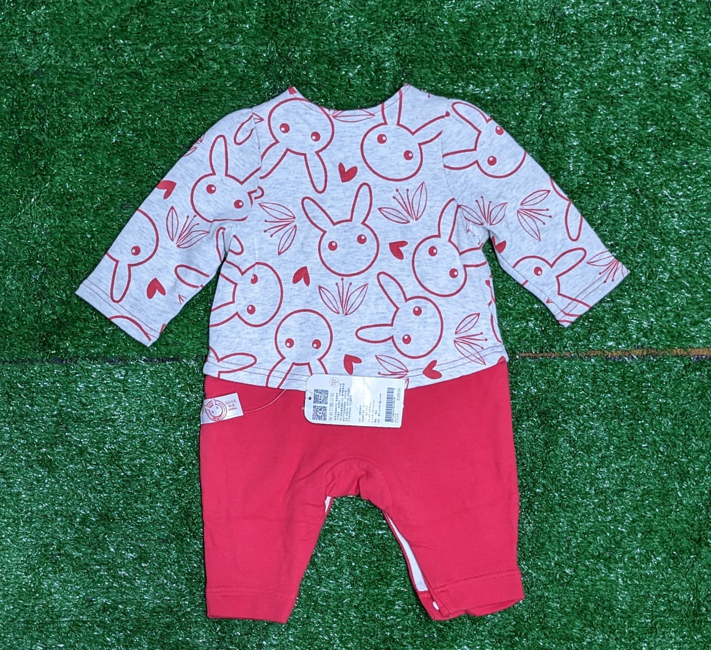 Full Sleeves Baby Romper | Double Cotton | Full Body Coverage | Art No. CM0124