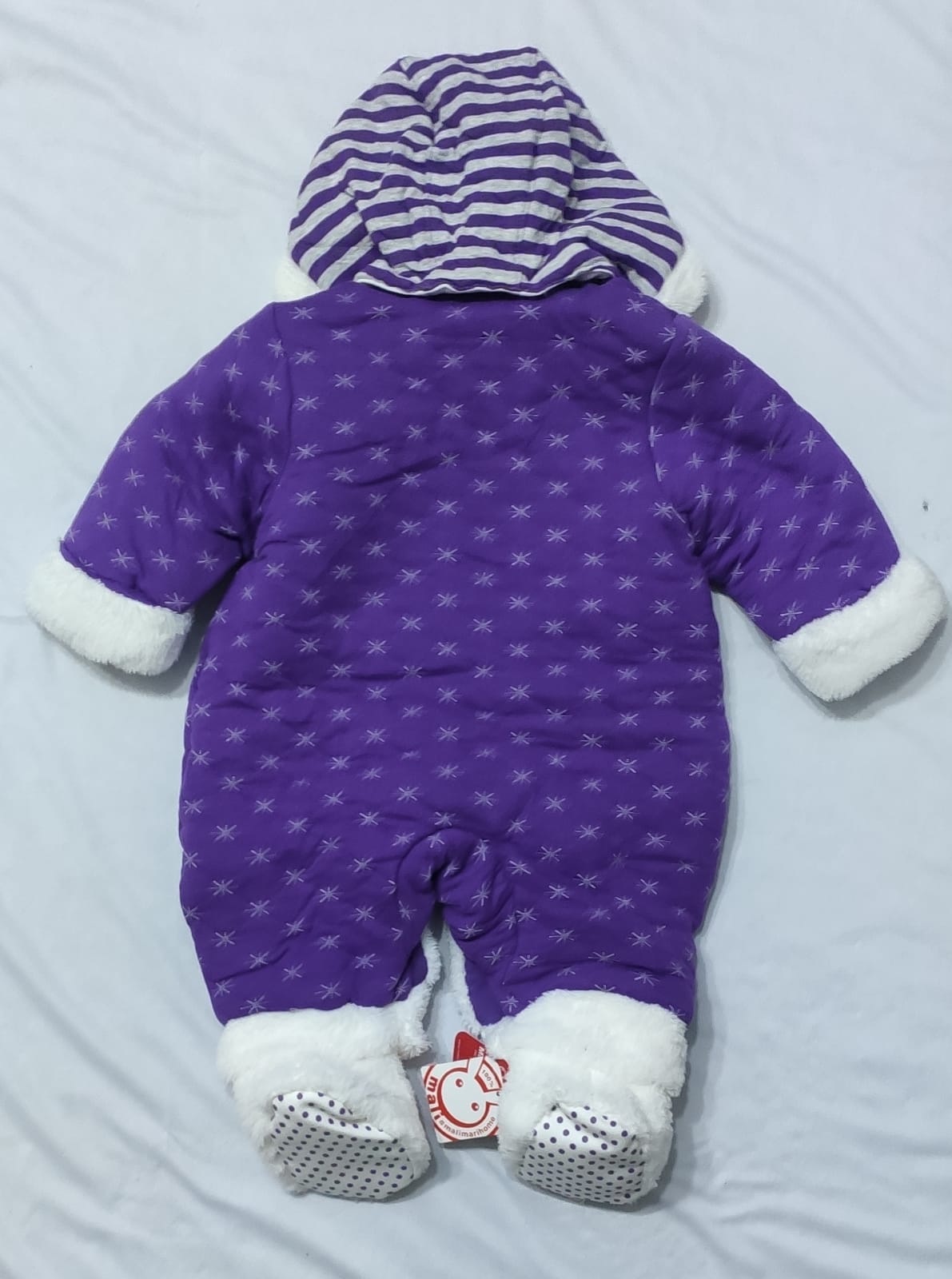 Full Body Baby Romper with Hoodie | Full Sleeves | Soft & Warm | Art No. CM0127