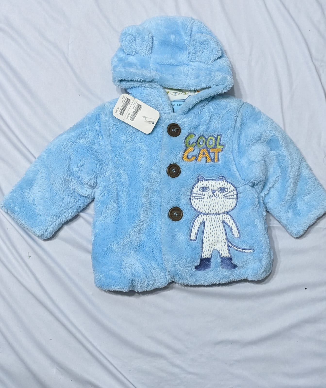 Full Sleeves Baby Romper with Hoodie | Outer Fur & Double Cotton | Art No. CM0130