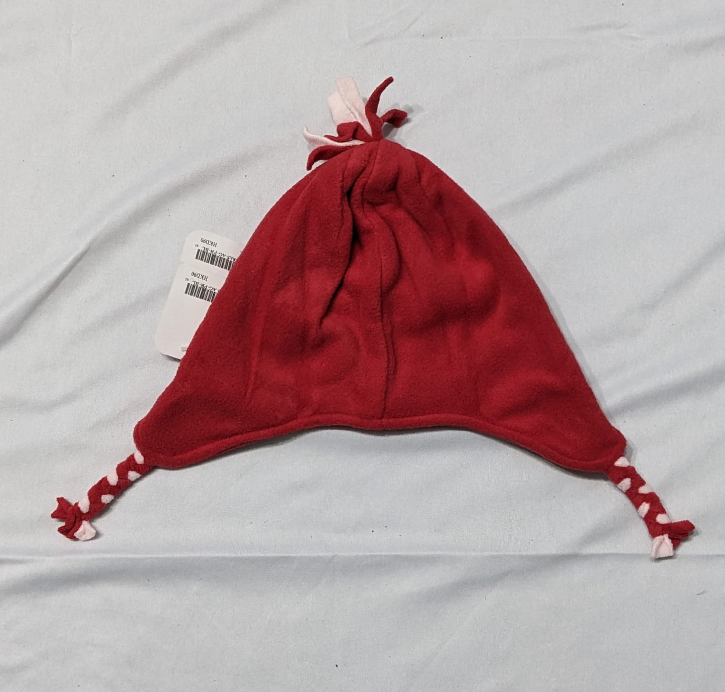 Red Baby Cap with Ear Covers | Warm & Cozy Winter Hat | Art No. CM0138