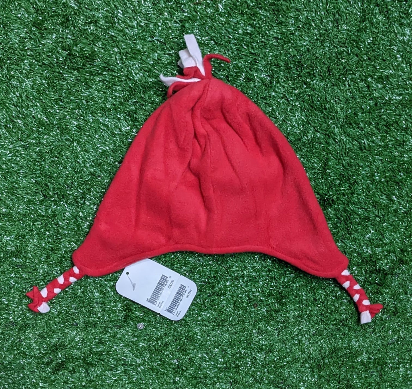 Red Baby Cap with Ear Covers | Warm & Cozy Winter Hat | Art No. CM0138