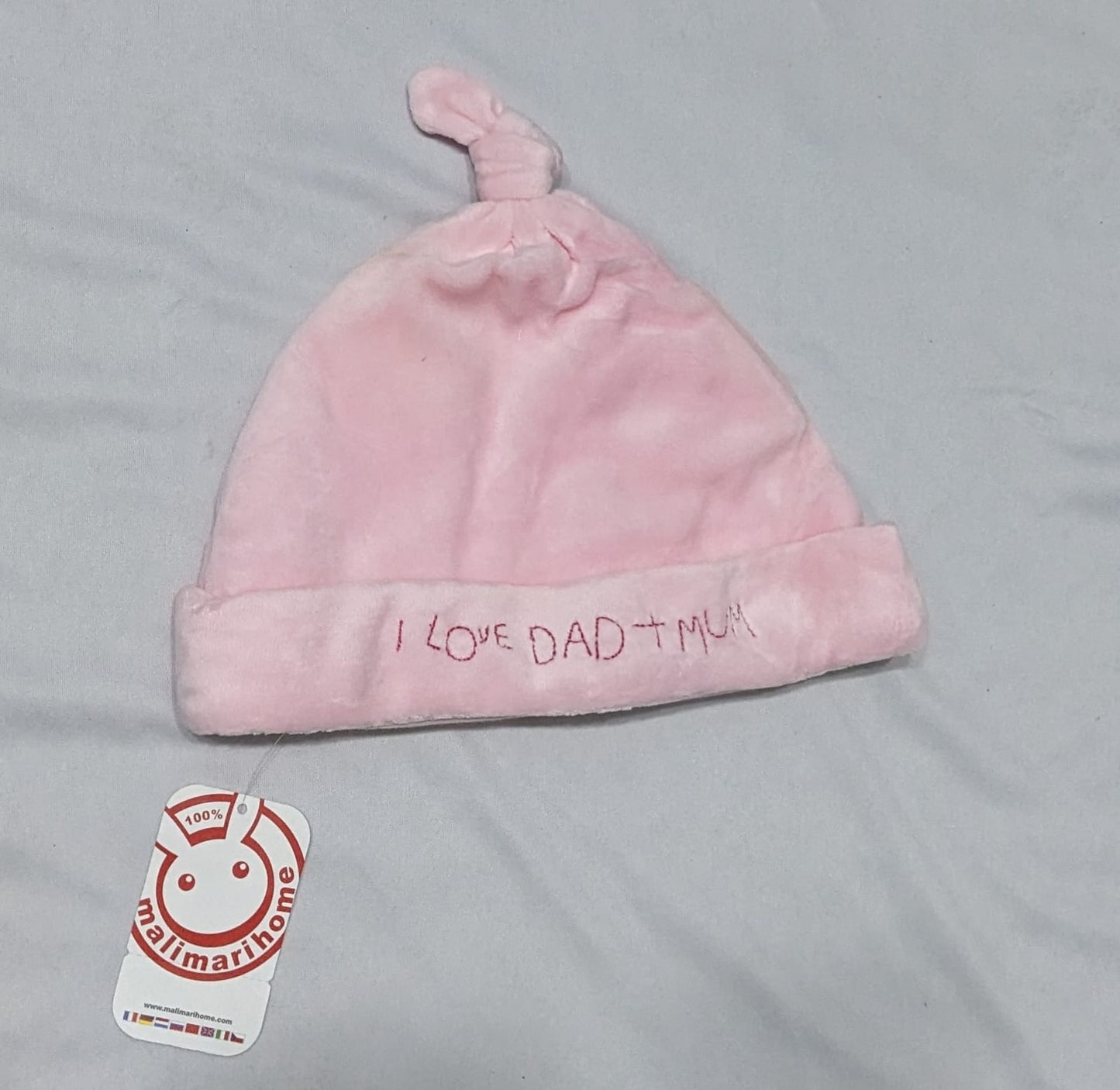 Double Cotton Baby Cap Pink | Soft & Breathable Infant Hat | Art No. CM0156