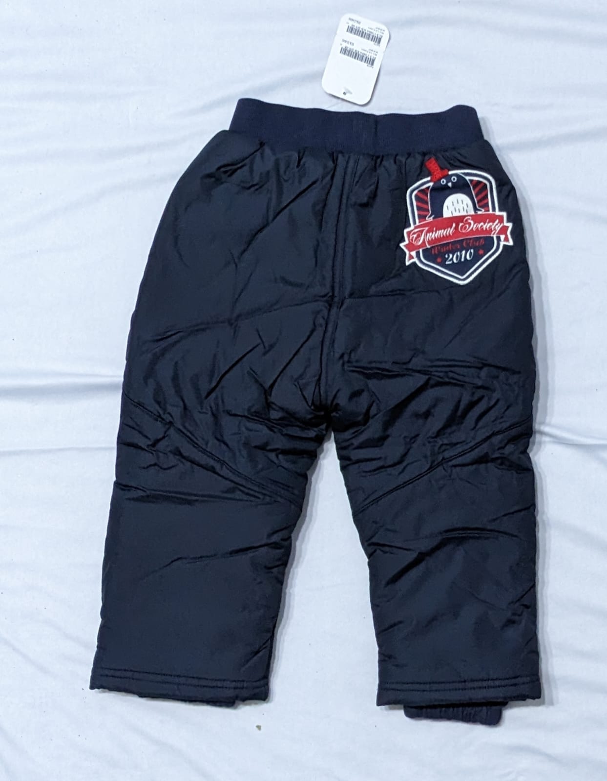 Baby Trouser with Parachute Outer & Polyester Filling | Double Cotton Warm Bottom | Art No. CM0162