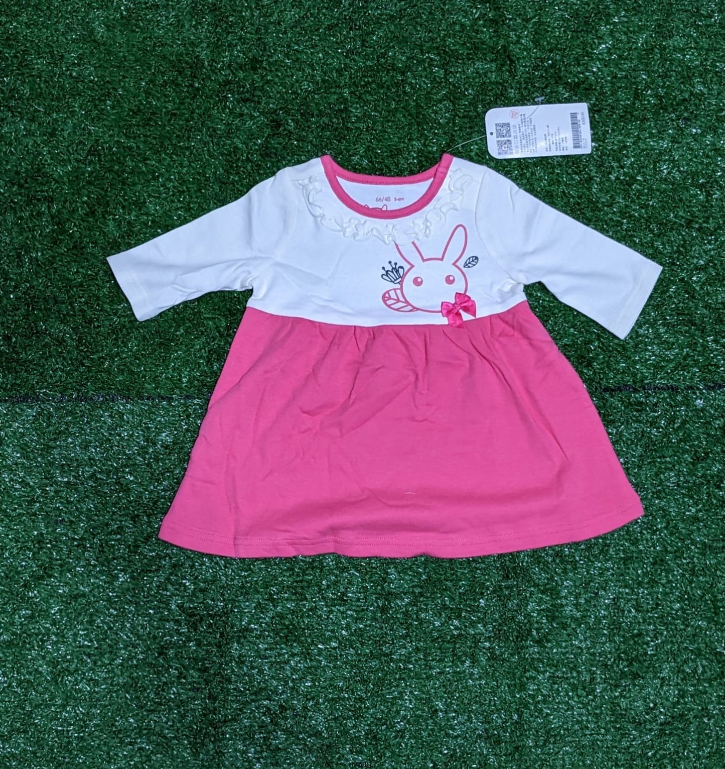 Baby Girl Frock Style Shirt | Full Sleeves for Cute & Comfy Wear | Art No. CM0188