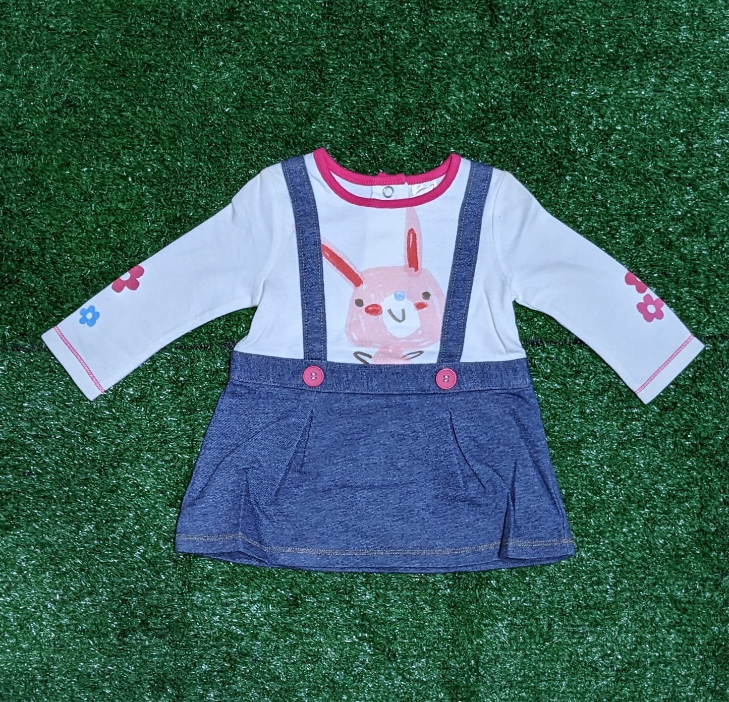 Baby Girl Frock Style Shirt | Full Sleeves for Elegant Everyday Wear | Art No. CM0190