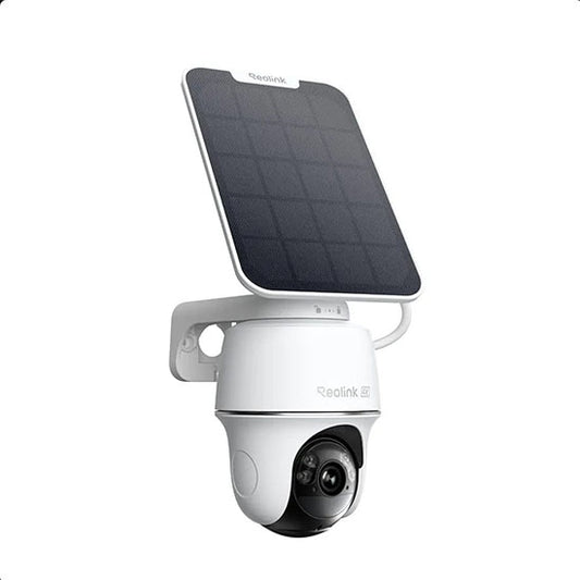 REOLINK ARGUS PT ULTRA  8MP COLOUR NIGHT VISION Solar Security Cameras Wireless Outdoor,  6W 2way audio Solar Panel, 3 days bettery backup guarantee 360° Pan TilT Color Night Vision, 2.4/5 GHz (Without box)