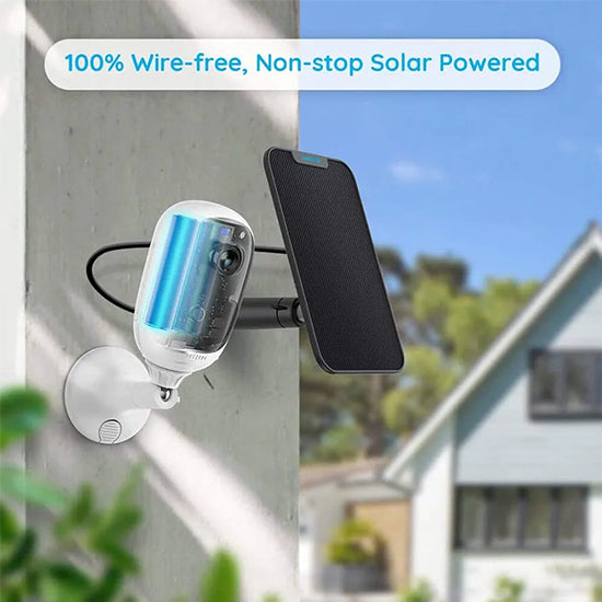 REOLINK argus 2 with solar panel box pack Outdoor Security Camera  Wireless, Rechargeable Battery, 1080P Video, Night Vision, Motion Detection, 2-Way Talk, Waterproof USED