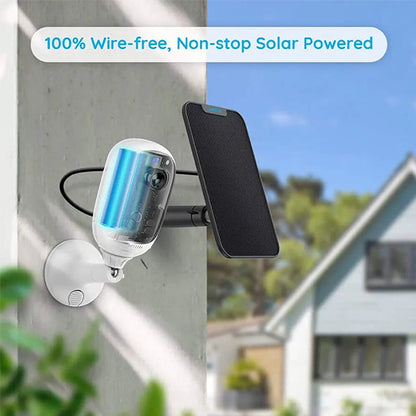 REOLINK argus 2 with solar panel box pack Outdoor Security Camera  Wireless, Rechargeable Battery, 1080P Video, Night Vision, Motion Detection, 2-Way Talk, Waterproof USED
