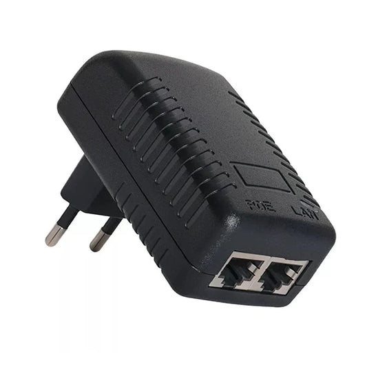 48V 0.5A PoE Injector Adapter – RJ45 Ethernet Power Supply for IP Cameras