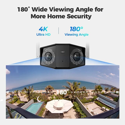 REOLINK 4K Duo 2 WiFi Security Camera 8MP with Ultra-Wide Angle (Without Box)