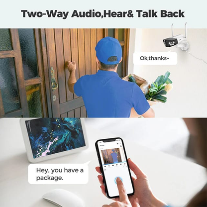 REOLINK 4K Duo 2 WiFi Security Camera 8MP with Ultra-Wide Angle (Without Box)