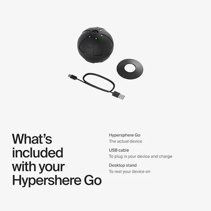 Hyperice Hypersphere – Compact Vibrating Massage Ball for Deep Muscle Recovery & Relief