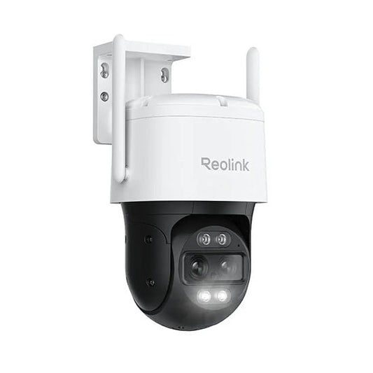 REOLINK 4K Wired WiFi Outdoor Security Camera, 8MP Dual Lens, 360 PTZ Camera, Auto Tracking, 2.4/5GHz Wi-Fi Smart Person/Vehicle/Animal Detection, 6X Hybrid Zoom, Color Night Vision, TrackMix WiFi (Without box)