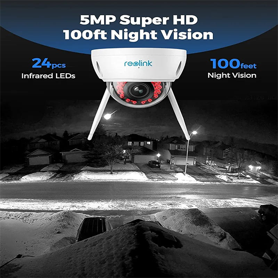REOLINK RLC-542WA - 5MP HD Outdoor Camera for Home Security without box