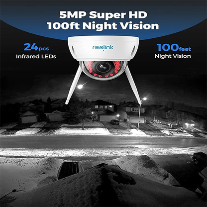 REOLINK RLC-542WA - 5MP HD Outdoor Camera for Home Security without box