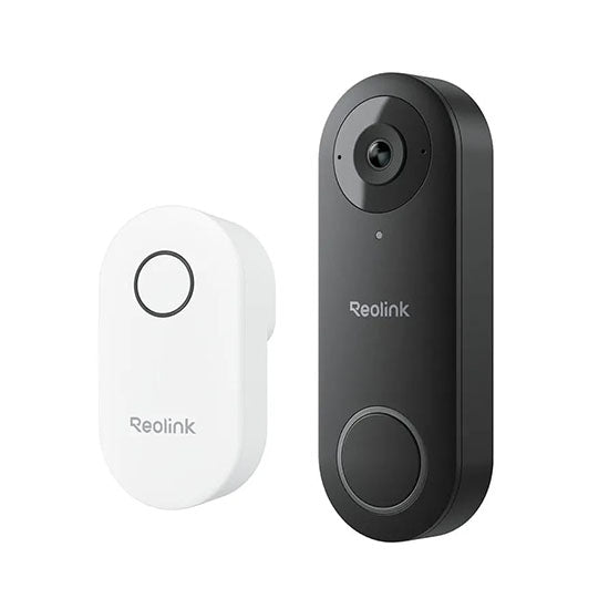 REOLINK Video Doorbell WiFi Camera (MINOR SCRATCH ON LENS)- -5mp  Outdoor, 2.4G WiFi, 4:3 Wide View Angle, Smart Detection, Local Storage, No Subscription Front Door Home Security, Customized Chime V2 (Without box scratches on body)