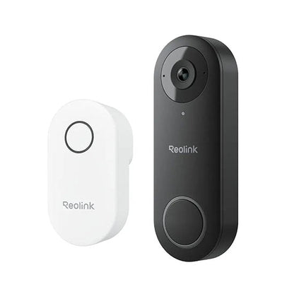 REOLINK Video Doorbell WiFi Camera (MINOR SCRATCH ON LENS)- -5mp  Outdoor, 2.4G WiFi, 4:3 Wide View Angle, Smart Detection, Local Storage, No Subscription Front Door Home Security, Customized Chime V2 (Without box scratches on body)
