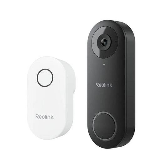 REOLINK Video Doorbell WiFi Camera (MINOR SCRATCH ON LENS)- -5mp  Outdoor, 2.4G WiFi, 4:3 Wide View Angle, Smart Detection, Local Storage, No Subscription Front Door Home Security, Customized Chime V2 (Without box scratches on body)