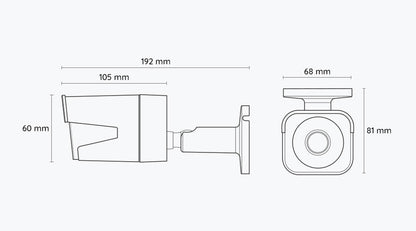 Reolink B800 is an 8MP 4K PoE security camera with a 1/2.8" CMOS sensor, 4.0mm lens, and a 97° horizontal by 51° ve Work with only reolink nvr (Without box)