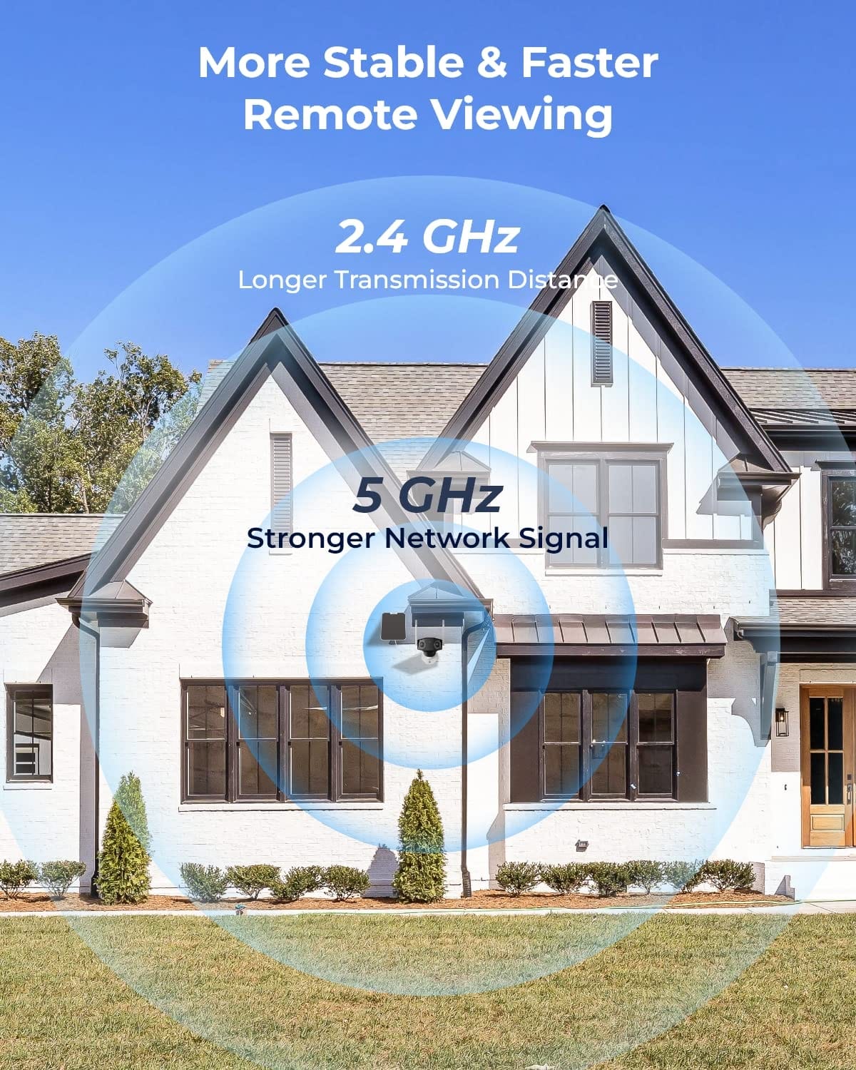 Reolink Duo 2 is a wireless camera with a 10400mAh rechargeable battery with solar panel, 8mp offering 4K UHD 180-degree panoramic view with a dual-lens system (Without box)
