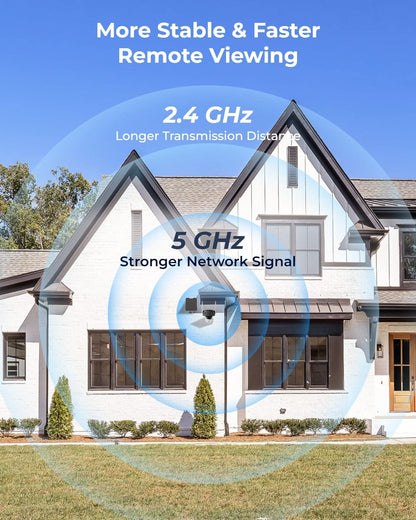 Reolink Duo 2 is a wireless camera with a 10400mAh rechargeable battery with solar panel, 8mp offering 4K UHD 180-degree panoramic view with a dual-lens system (Without box)